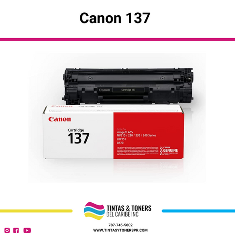 Cartucho de Toner Original / Compatible: Canon®-137