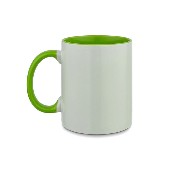 11oz Colored Inner Mug - Green