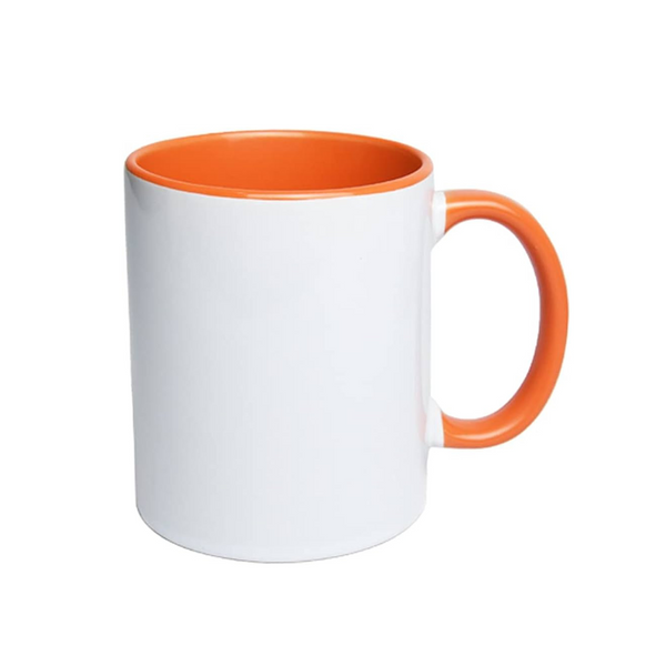 11oz Colored Inner Mug - Orange