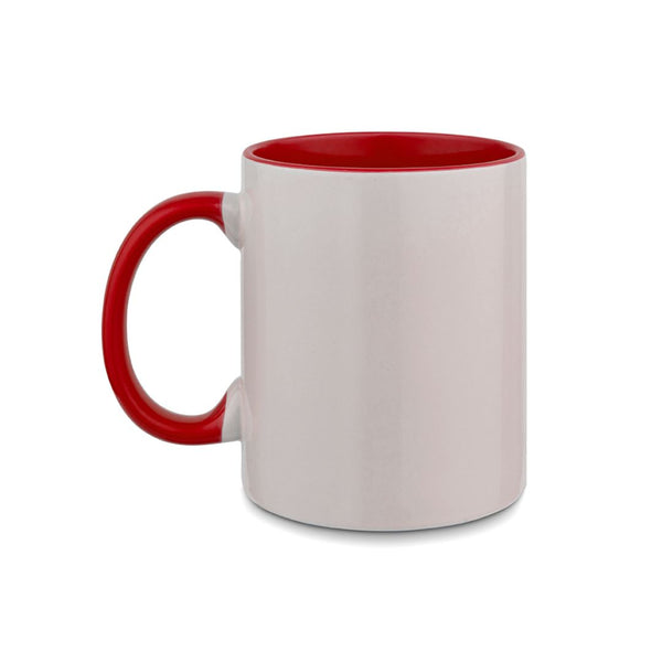 11oz Colored Inner Mug - Red