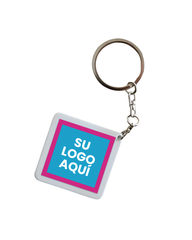 LLAVERO CUADRADO, RECTANGULAR  O REDONDO CON SU LOGO