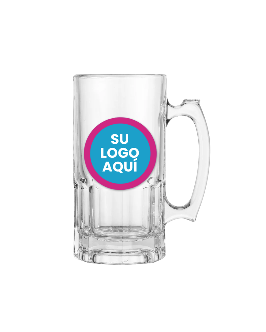 VASO CERVECERO EN CRISTAL CON LOGO 5