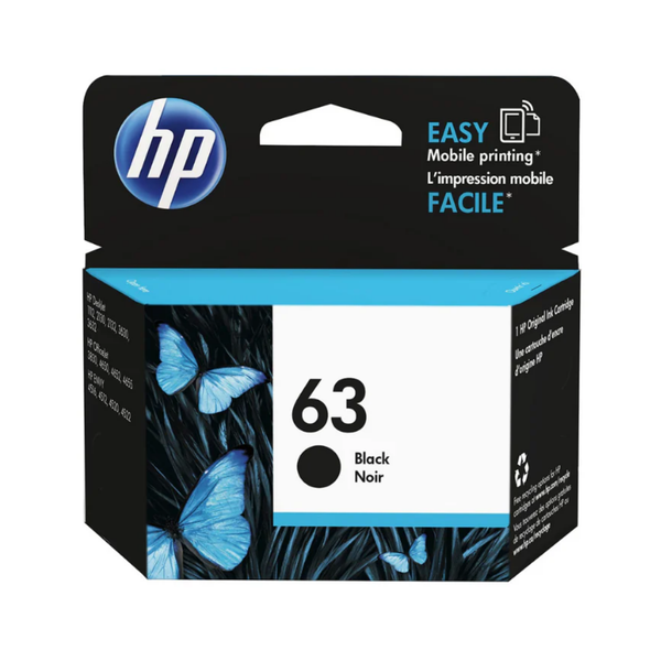 Cartucho de Tinta Original / Refill : HP 63 Black