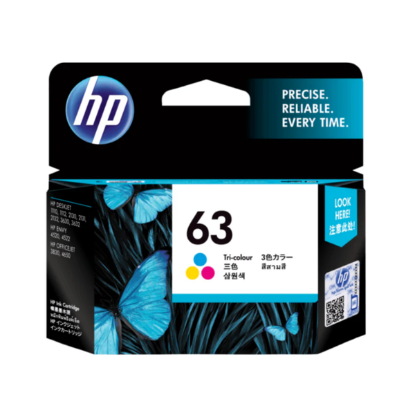 Cartucho de Tinta Original / Refill : HP 63 Color