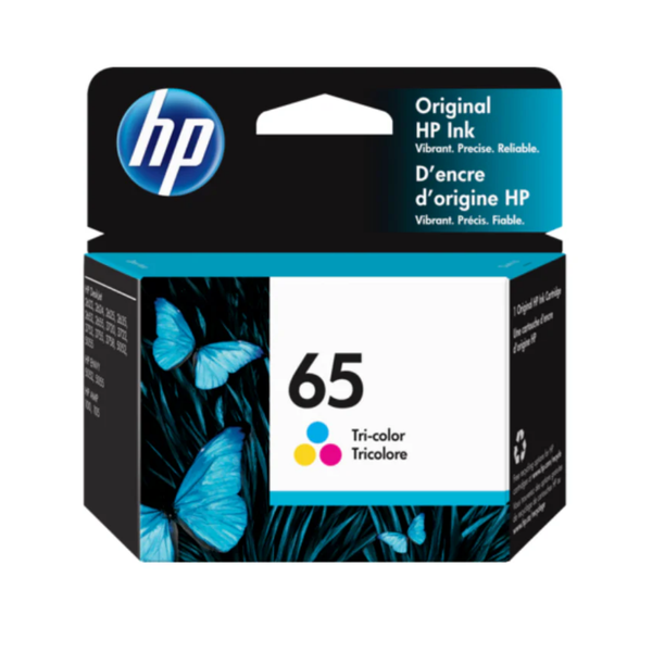 Cartucho de Tinta Original / Refill : HP 65 Color