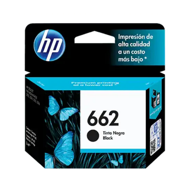 Cartucho de Tinta Original / Refill : HP 662 Black