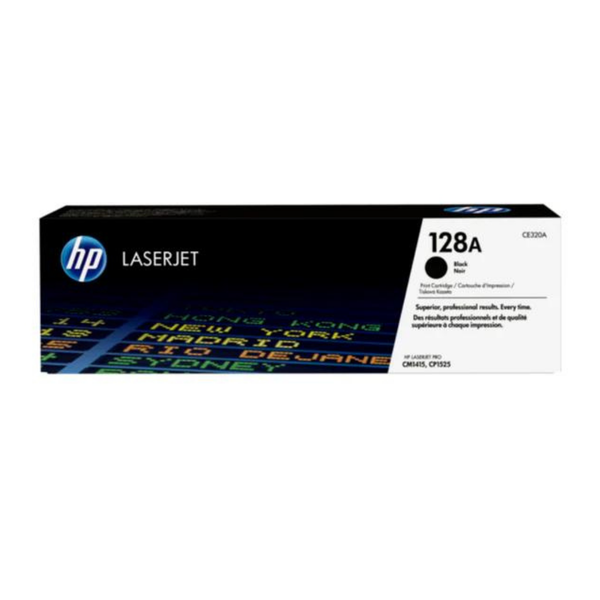 Cartucho de Toner Original / Compatible: HP®-128A-Negro (CE320A)