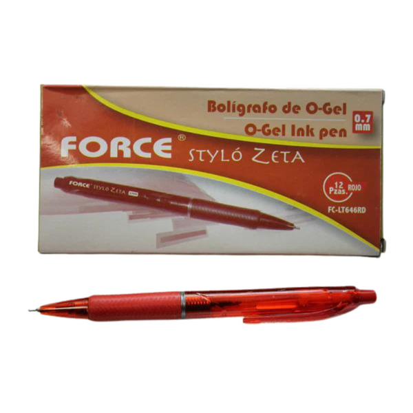 Bolígrafos De O-Gel Rojo