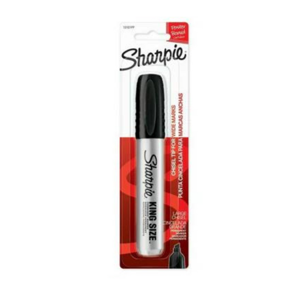 Sharpie Tank Negro Punta Biselada