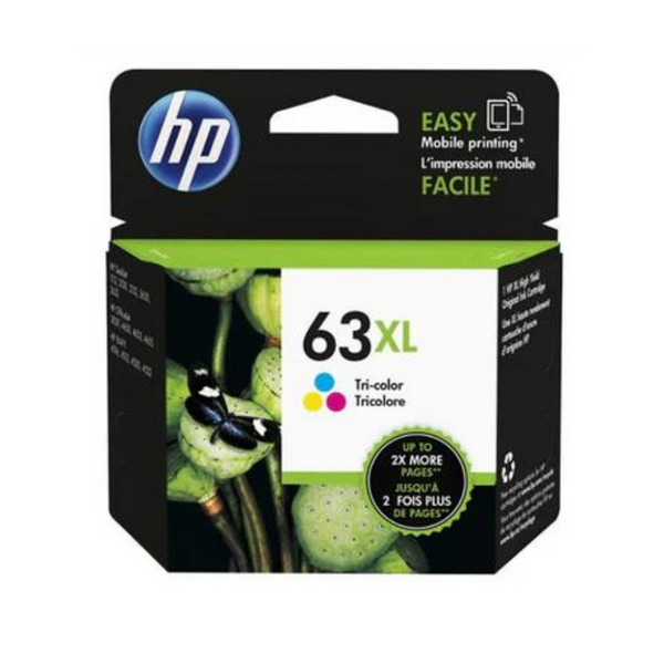 Cartucho de Tinta Original / Compatible / Refill: HP 63 XL Color