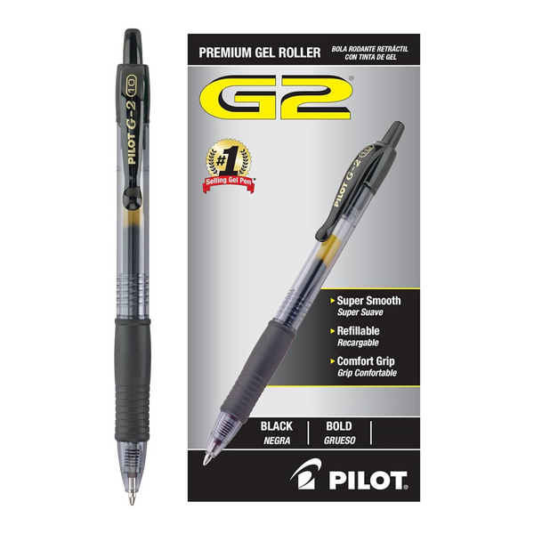 Bolígrafo Pilot G2 Negro .5