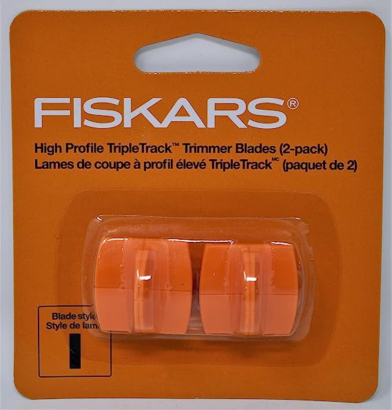 Fiskars Triple Track High-Profile Replacement Blades-Straight 2/Pkg