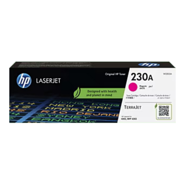 Cartucho de Toner Original: HP® W2303 (230A) MAGENTA
