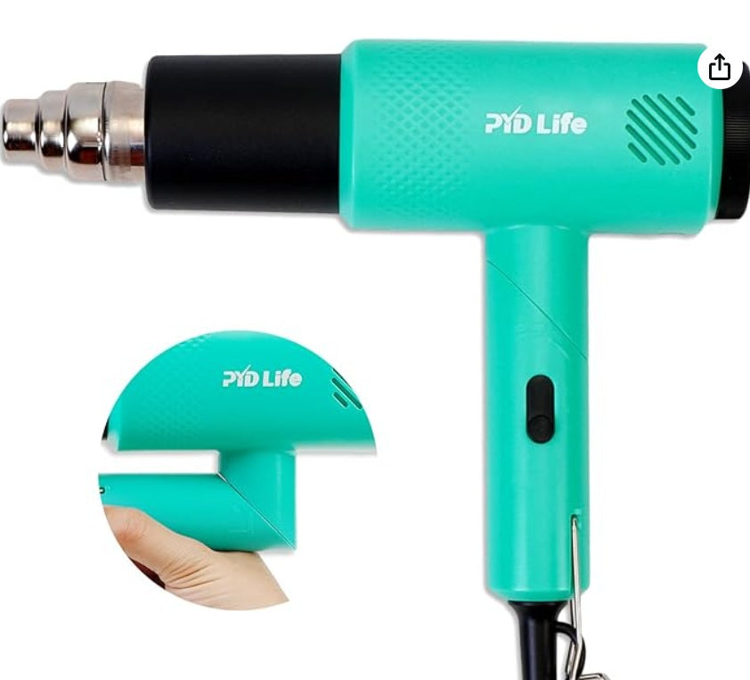 PYD Life Heat Blower Gun for Sublimation Blanks Shrink Wrap Film
