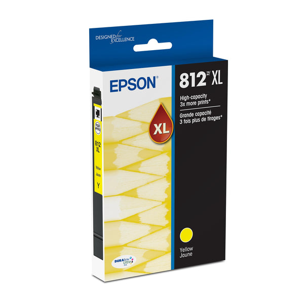 Cartucho de Tinta Compatible con: Epson T812XL Amarillo