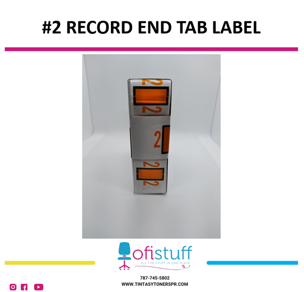 Record End Tab Label