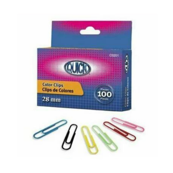 Paper Clip 100 Pequeños Colores