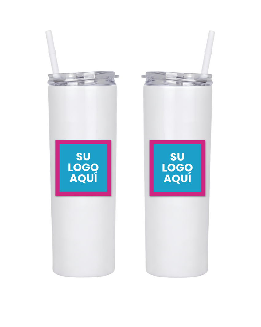 TUMBLER SKINNNY 15 OZ CON 2 LOGOS