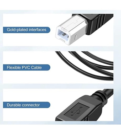 CABLE USB 2.0  6FT A TO B