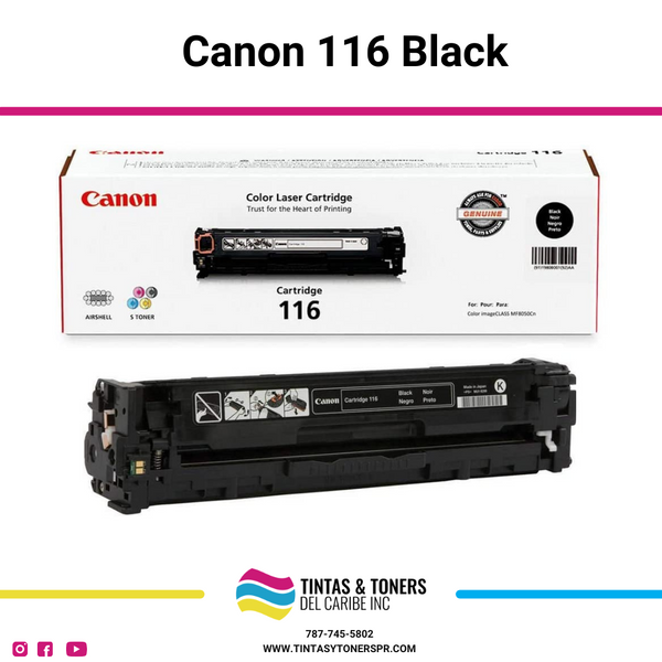Cartucho de Toner Original / Compatible: Canon®-116-BLACK