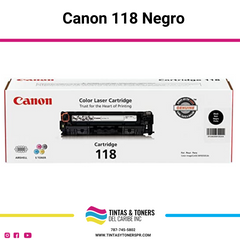 Cartucho de Toner Original / Compatible: Canon®-118A-BLACK