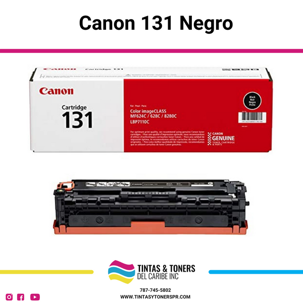 Cartucho de Toner Original / Compatible: Canon®-131-Negro