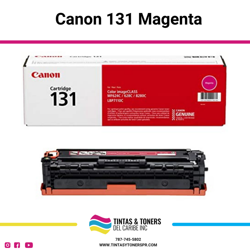Cartucho de Toner Original / Compatible: Canon®-131-Magenta