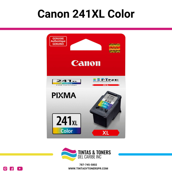 Cartucho de Tinta Original / Compatible / Refill : Canon 241XL Color