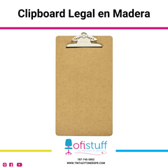 Clipboard Legal Madera