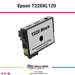 Cartucho de Tinta Compatible con: Epson T220XL Negro