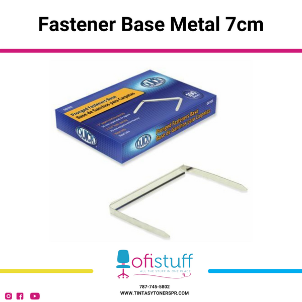 Fastener Base Metal 7cm
