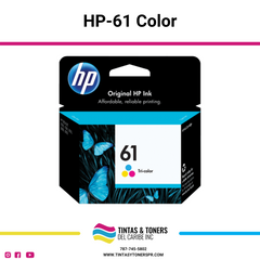 Cartucho de Tinta Original / Refill : HP 61 Color
