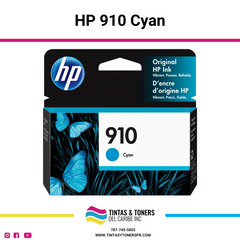 Cartucho de Tinta Original : HP 910 Cyan