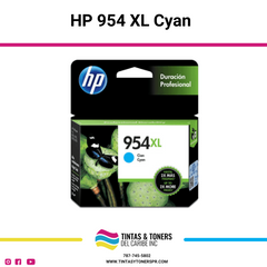 Cartucho de Tinta Original / Compatible : HP 954 XL Cyan