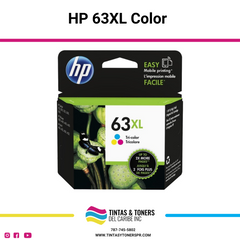 Cartucho de Tinta Original / Compatible / Refill: HP 63 XL Color