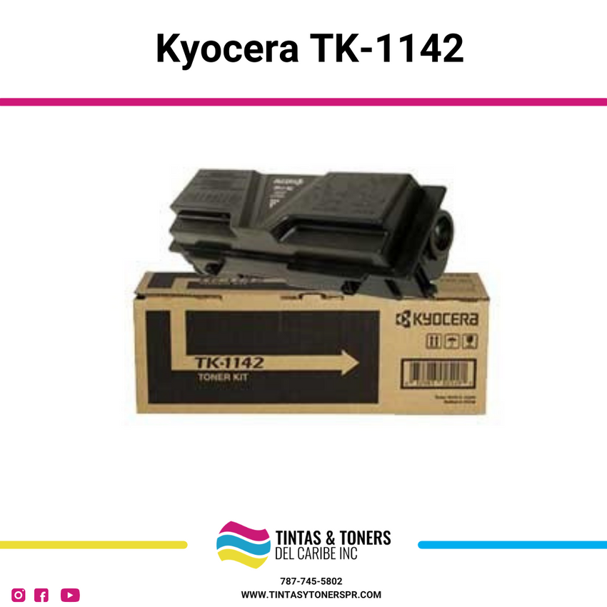 Cartucho de Toner Original / Compatible: Kyocera-TK1142
