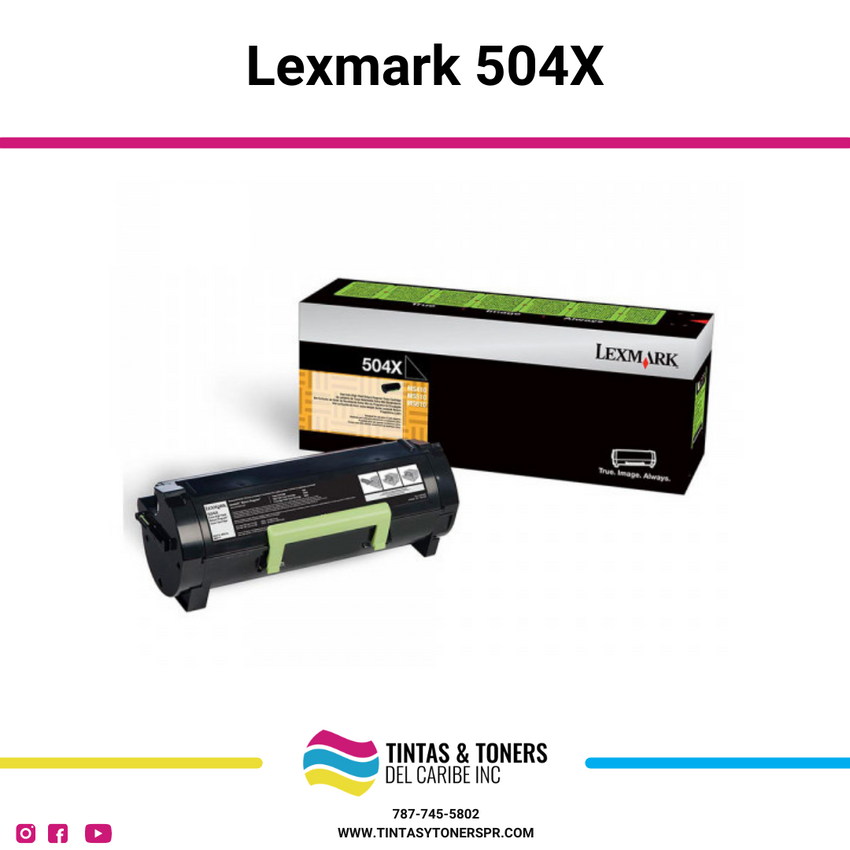 Cartucho de Toner Compatible: Lexmark®-504X