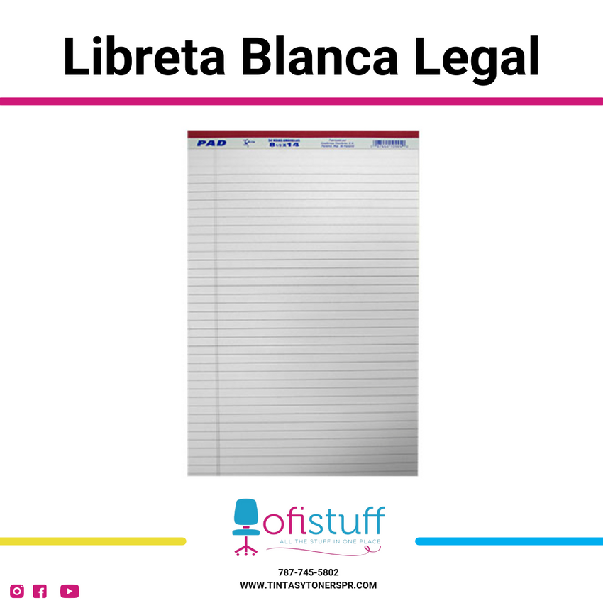 Libreta Blanca Legal