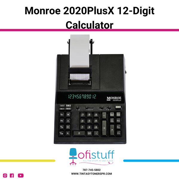 Monroe 2020 PlusX 12-Digit