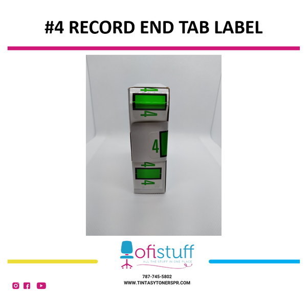 #4 Record End Tab