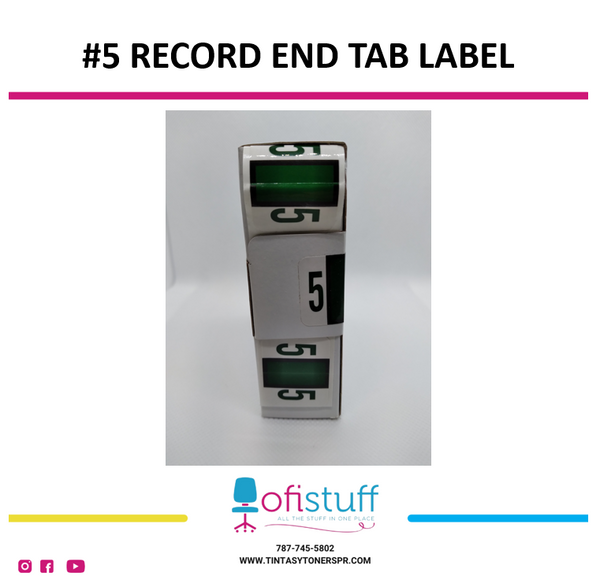 #5 Record End Tab