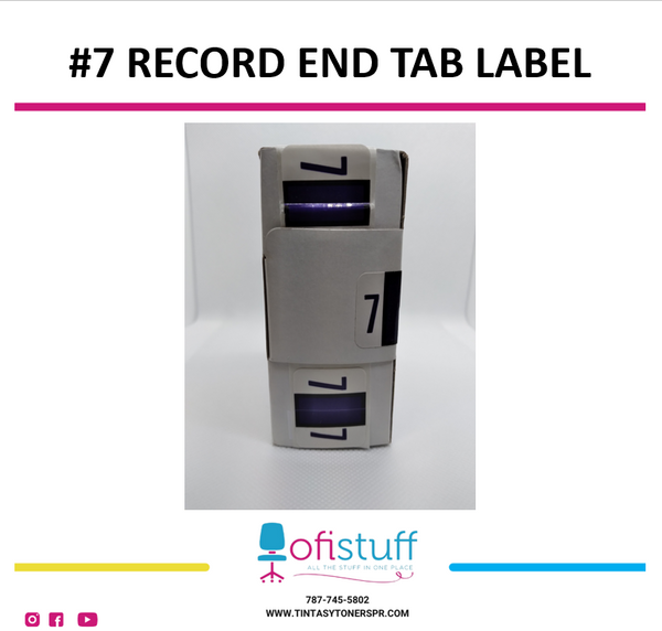 #7 Record End Tab