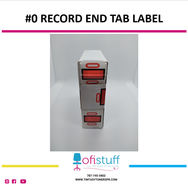 Record End Tab Label