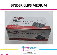 Binder Clips Medium 12pcs