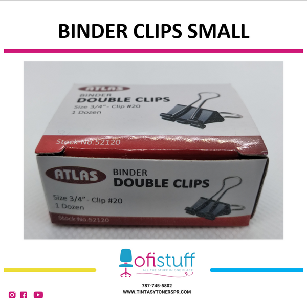 Binder Clips Small 12pcs 3/4"