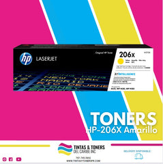 Cartucho de Toner Original / Compatible: HP®-206X Amarillo