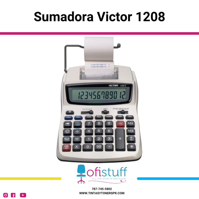 Sumadora Victor 1208