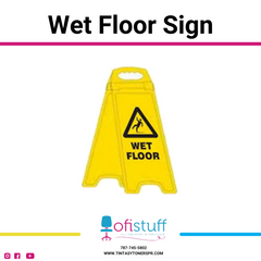 Sign Wet Floor Amarillo